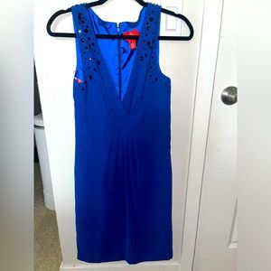 THEIA Size 8 Royal Blue Cocktail Dress
